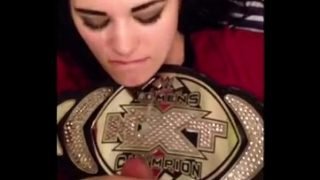 WWE diva Paige cumshot video